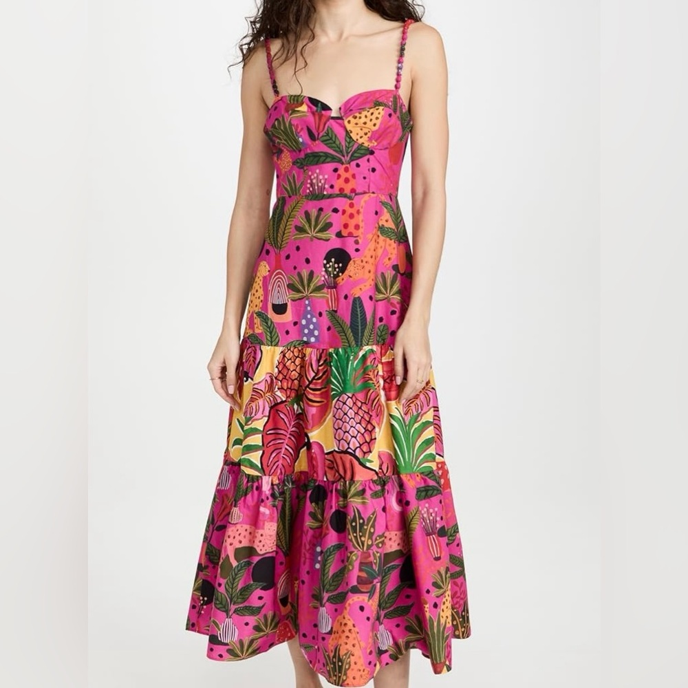 FARM Rio Pop Leopards Mixed Dress